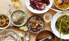 Sri Lankans like to serve a large spread featuring little pots of different treats, offering great variety and breadth of flavour.