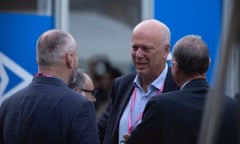 Chris Grayling at the Conservative party conference in Manchester this week.