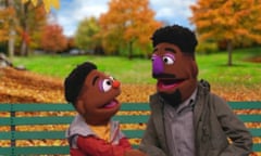 Wes and Elijah Walker in Sesame  Street’s Explaining Race.