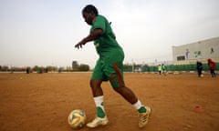 Sudan's female footballers