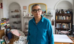 Lubaina Himid photographed at her home in Preston.