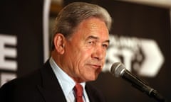 New Zealand First leader Winston Peters.