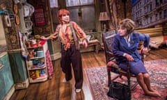 Felicity Kendal (Lettice Douffet) and Maureen Lipman (Lotte Schoen) in Lettuce &amp; Lovage by Peter Shaffer @ Menier Chocolate Factory. Directed by Trevor Nunn. (Opening 17-05-17) ©Tristram Kenton 05-17 (3 Raveley Street, LONDON NW5 2HX TEL 0207 267 5550 Mob 07973 617 355)email: tristram@tristramkenton.com