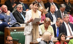 Caroline Lucas speaking in parliament