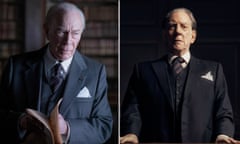 Christopher Plummer, in All the Money in the World, as John Paul Getty and Donald Sutherland, in Trust, as John Paul Getty.