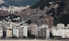 Pavao-Pavaozinho slum in Rio de Janeiro, Brazil. 