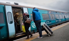 An Arriva service in Aberystwyth.