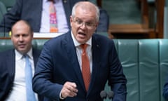 Australian prime minister Scott Morrison