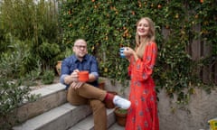 Jenny Stevens and Andy Welch at their home in south London