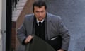 Captain of the Costa Concordia cruise liner Francesco Schettino arrives for his trial in Grosseto February 11, 2015. An Italian prosecutor has asked a court to sentence Schettino to more than 26 years in jail for his role in the 2012 disaster that killed 32 people. Schettino was the commander of the vessel, a floating hotel as long as three football pitches, when it came too close to shore and hit rocks off the Tuscan holiday island of Giglio. REUTERS/Max Rossi (ITALY - Tags: DISASTER MARITIME CRIME LAW TPX IMAGES OF THE DAY)