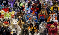 Furry tales: attendees at the Midwest FurFest gather for a group photo in the Chicago suburb of Rosemont, Illinois.