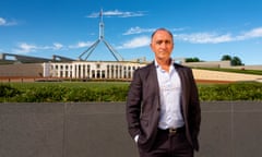 Ray Kelly in front of Parliament House