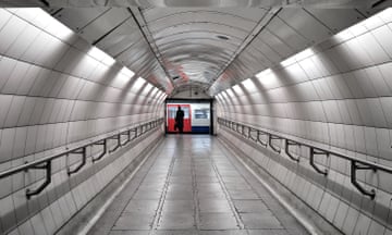 ‘Symmetry and colour at King’s Cross station.’