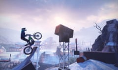 Trials Rising: motocross on the hot springs track