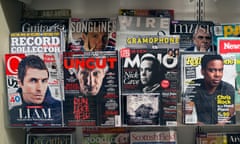 ‘Every month I’m excited when we put the magazine to bed’ ... a newsagent’s selection of the UK’s surprisingly robust music press.