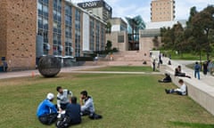 Students on the campus of UNSW