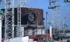 Hinkley Point C nuclear power station construction site