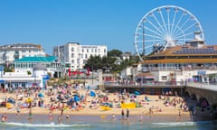 Bournemouth seafront.