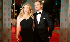 Kate Winslet and Michael Fassbender attending the Baftas