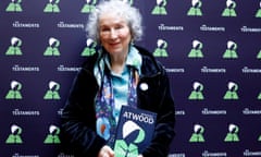 Margaret Atwood with her new novel.