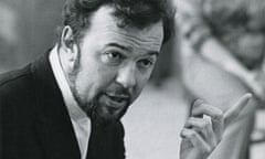 Sir Peter Hall in rehearsal at the RSC