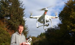 -<br>PIC: MARK PASSMORE/APEX 17/10/2015

Observer Tech Monthly: Tried and Tested.

James Bowle (UK Champion FPV Drone Racer) tests out five drones nr Burrator Reservoir, Dartmoor, Devon.

Pictured is the DJI Phantom 3 Professional drone.

see COPY by RHIK SAMADDER

----------------------------------------------------
APEX NEWS AND PICTURES
NEWS DESK: 01392 823144
PICTURE DESK: 01392 823145