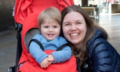 Marita Thomsen with her son, Adrian