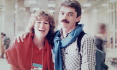 Jim and Jane Burnett Leaving on an overseas trip 1988