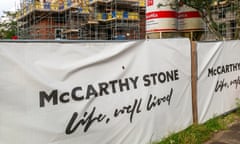 Retirement homes being built by by McCarthy Stone.