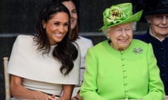 The Queen and Meghan, Duchess of Sussex.