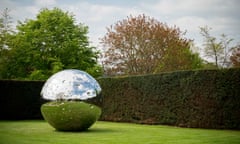 Not Vital, Moon, 2015. Stainless steel, 320cm. Courtesy the artist and YSP.