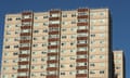 A general view of the South Melbourne Park Towers Housing Commission high rise building on June 16, 2017 in Melbourne, Australia