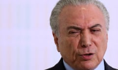 Brazil’s president, Michel Temer.