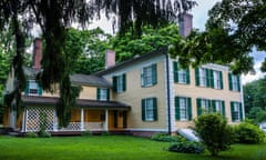 Exterior, and gardens at, The Florence Griswold Museum, Old Lyme, Connecticut, USA