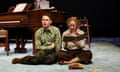 Compelling performances … Samuel Barnett and Victoria Yeates in Ben and Imo at the Swan theatre, Stratford-upon-Avon.