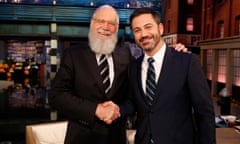 David Letterman and Jimmy Kimmel