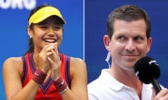 Emma Raducanu and Tim Henman.