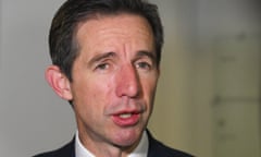 The leader of the Opposition in the Senate Simon Birmingham 