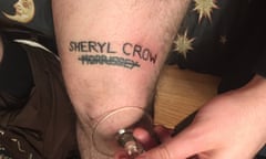 Ryan Mangione said after a long night out drinking several years ago, he had a friend make a DIY tattoo of Morrissey’s name on his knee. 