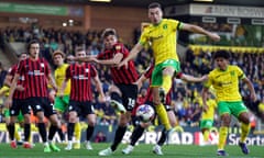 Norwich in action at home to Preston in one of last Saturday’s 3pm kick-offs.