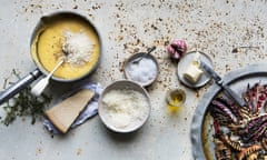 Anna Jones’ creamy polenta with grilled mushrooms and radicchio