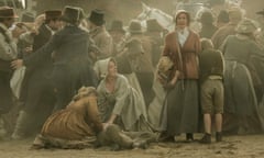 a still from Mike Leigh’s Peterloo.