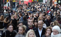 Retail Experts Predict Big Boost As Shoppers Scrabble For Gifts On The Last Weekend Before Christmas<br>LONDON, ENGLAND - DECEMBER 17:  Consumers peruse the shops on Oxford Street on the penultimate Saturday before Christmas Day on December 17, 2011 in London, England. Retail analysts have predicted that today will be the busiest day of the year for high street gift purchases with spending set to exceed 1 billion GBP.  (Photo by Oli Scarff/Getty Images)