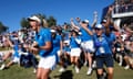 Europe celebrate retaining the Solheim Cup!