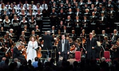 Soloists Ann Hallenberg, Michael Spyres and Laurent Naouri with the ORR and choral forces conducted by John Eliot Gardiner in The Damnation of Faust.