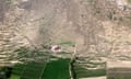 An aerial view of liquefaction, or shifting ground, following the earthquake in Palu, Central Sulawesi, Indonesia.