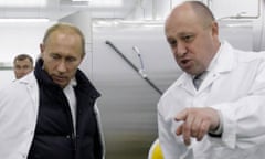 Yevgeny Prigozhin and Vladimir Putin