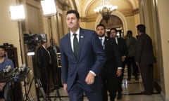 Paul Ryan<br>Speaker of the House Paul Ryan, R-Wis., emerges from the chamber just after key conservatives in the rebellious House Freedom Caucus helped to kill passage of the farm bill which had been a priority for GOP leaders, at the Capitol in Washington, Friday, May 18, 2018. The 213-198 vote is an embarrassing blow to House Republican leaders, who had hoped to tout its new work requirements for recipients of food stamps. (AP Photo/J. Scott Applewhite)