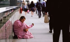 homeless man. london.