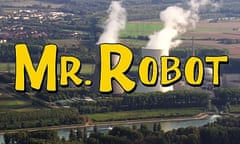 Note-perfect pastiche... the titles for Mr Robot this week.